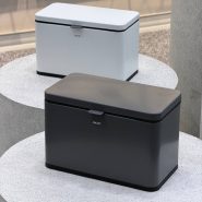 سطل زباله کابینتی استیل اسمارت کد ۶۶۰۱ - مشکی